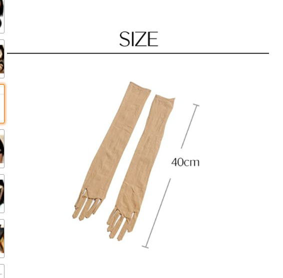 JAMOR A set of 10 Ultrathin Women Lace Long Gloves Ladies Wedding Outdoor Party Lace Gloves