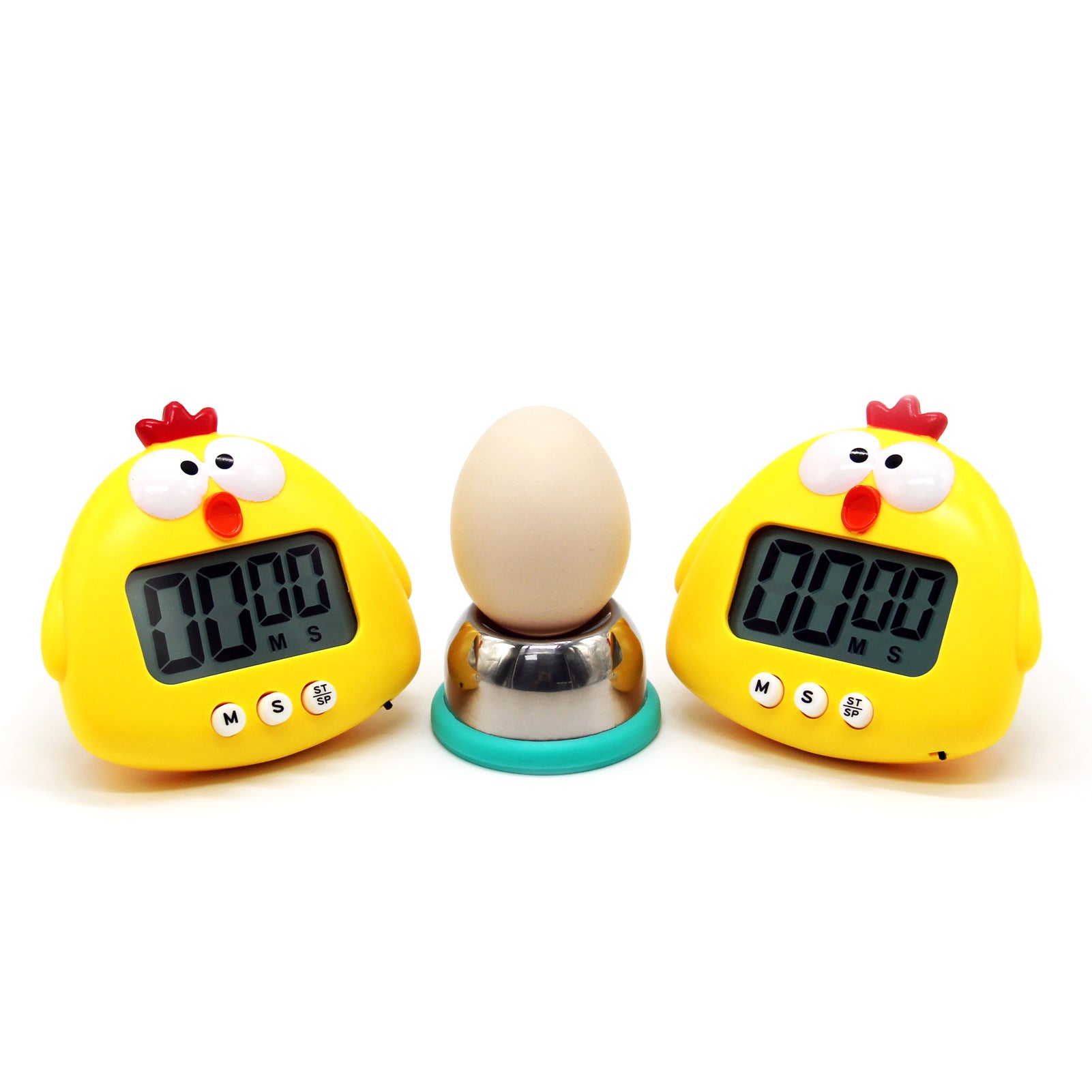 JAMOR 2 Pieces of Chicken Timer Set, Big Digital Loud Alarm, Magnetic –  JAMOR Official Store